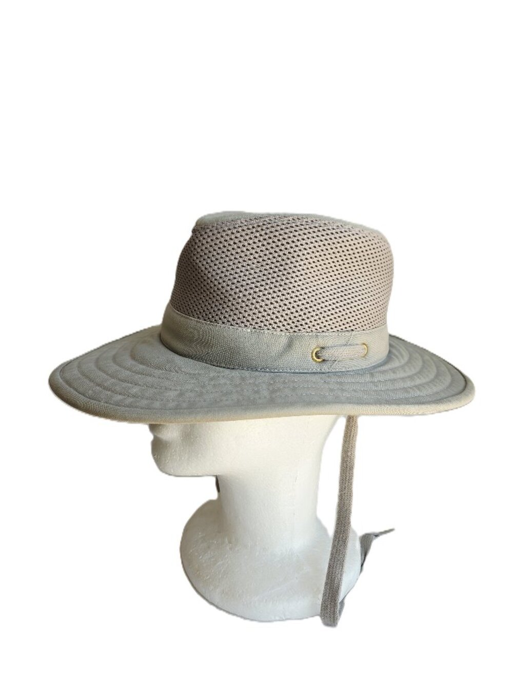 Tilley TM10 Cotton Duck Wide Brim Mesh Hat UPF 50+ Water-Repellant Khaki Size 7